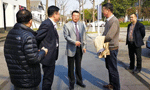 西瑪電機(jī)公司總經(jīng)理?xiàng)钐炖麍A滿完成對(duì)華東市場(chǎng)的考察。——西安博匯儀器儀表有限公司